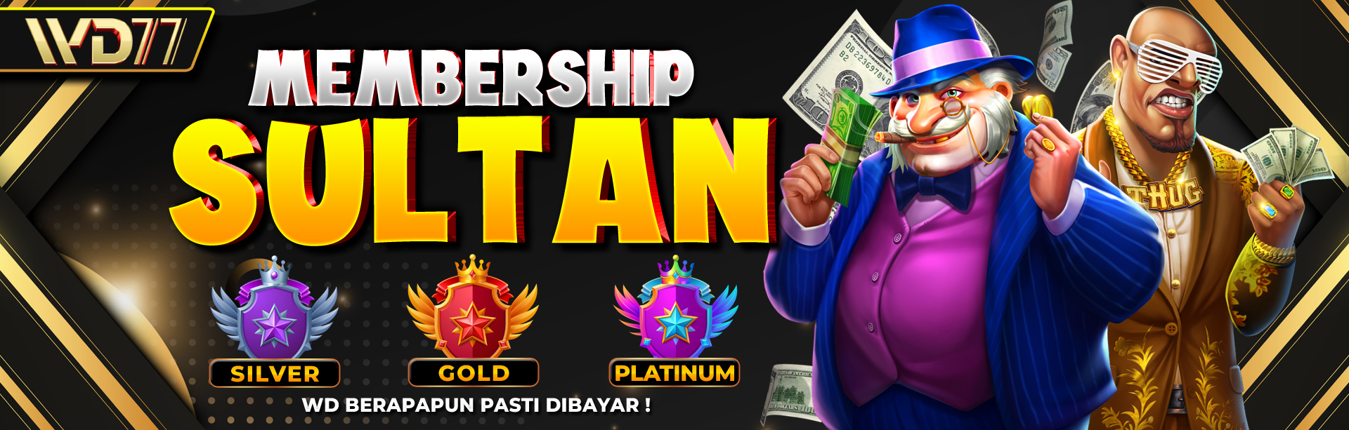 MEMBERSHIP SULTAN SILVER, GOLD AND PLATINUM